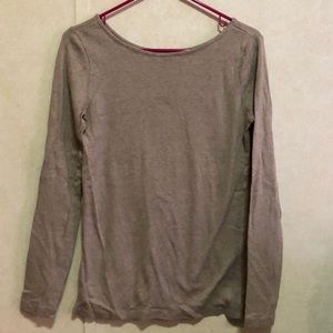 nude long sleeve tee